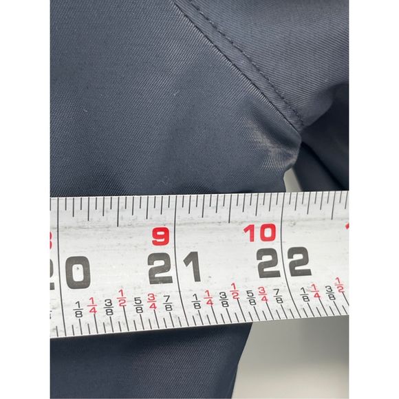 J. Crew Jacket Men Medium Blue Nylon Bomber Style Lightweight Full Zip‎ - Picture 9 of 12